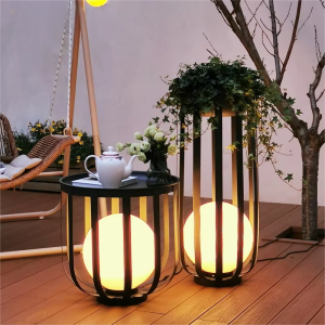 Solar Wrought iron lighting