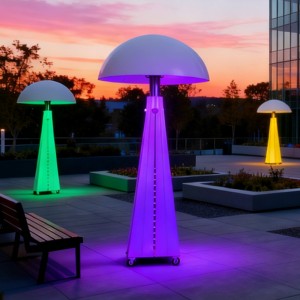 White Electric heating lamp