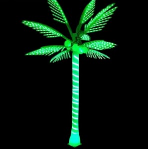 New type of outdoor waterproof artificial light-emitting diode coconut tree holiday decoration palm tree light