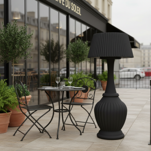 Black Electric heating lamp