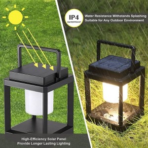 LED solar camping lamp