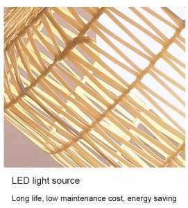 Solar-Powered Wicker Garden Lantern