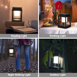 LED solar camping lamp
