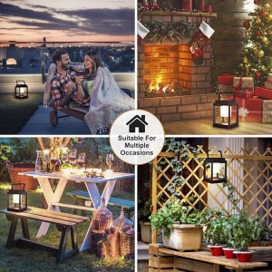 LED solar camping lamp