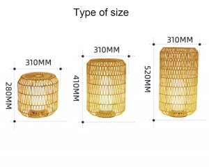 Solar-Powered Wicker Garden Lantern