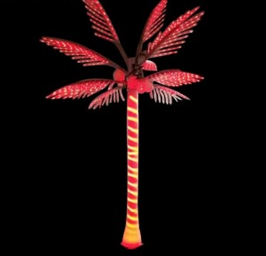 New type of outdoor waterproof artificial light-emitting diode coconut tree holiday decoration palm tree light