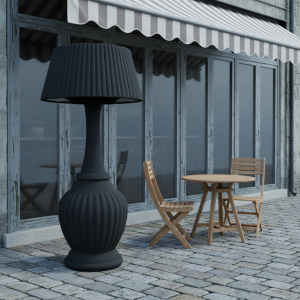 Black Electric heating lamp