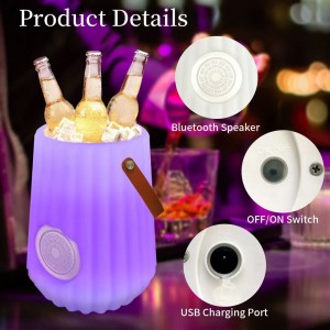 From Backyards to Festivals: Bluetooth Speaker Ice Buckets with RGB Lighting Dominate 2025 Orders | Huajun