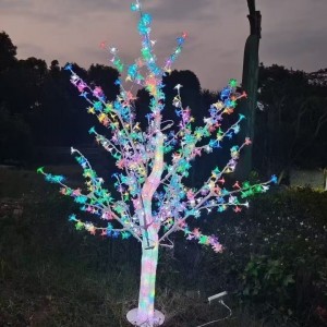 LED Crystal Flower Tree Lights – Weatherproof Outdoor Decor for Hotels & Events | Huajun
