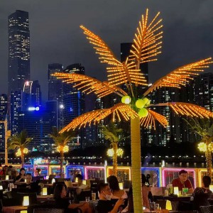 Wholesale Outdoor Artificial Palm Tree Lights – Customizable Commercial Lighting for Hotels/Projects – Factory Direct | Huajun