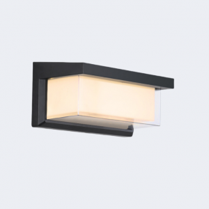 Rectangular Solar Wall Light 3