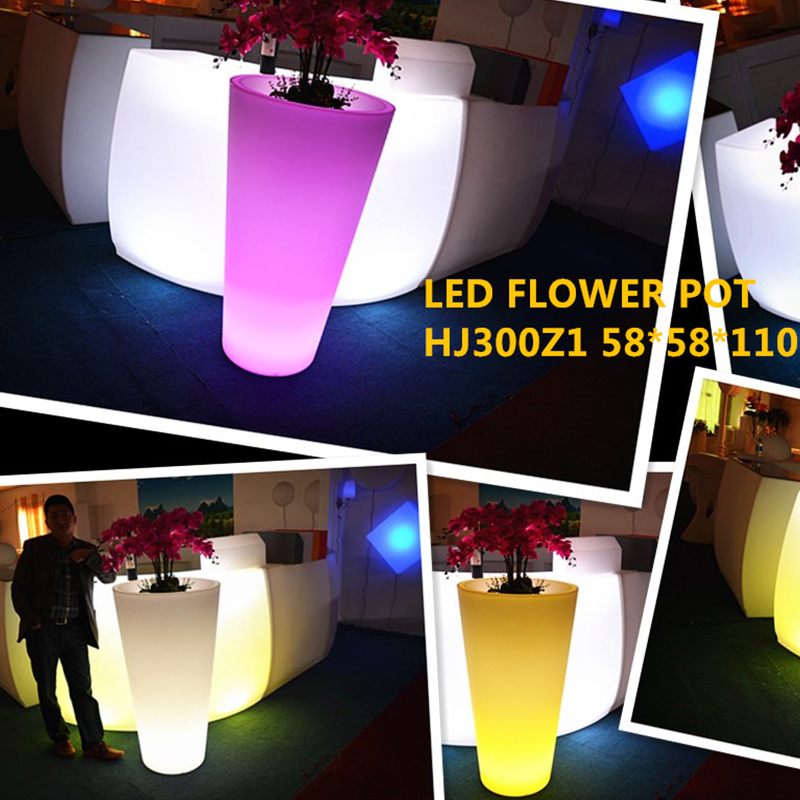 outdoor led flower pots 5