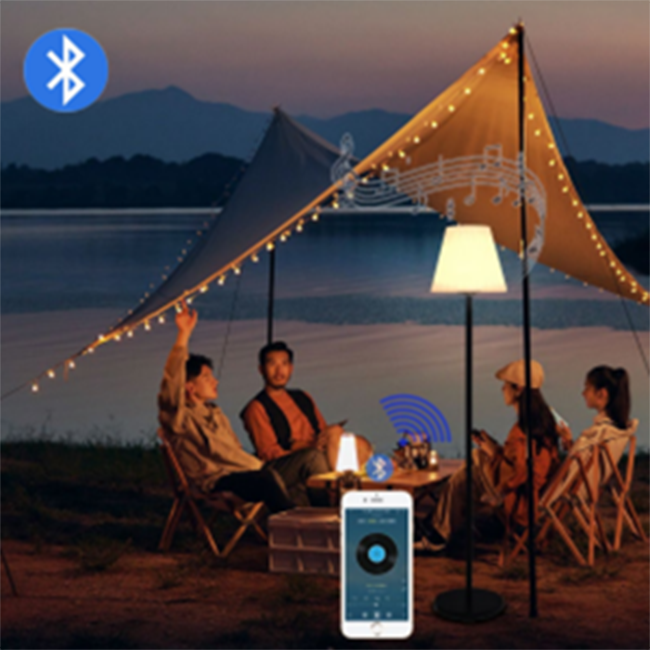 outdoor-shop-light-with-bluetooth-speaker