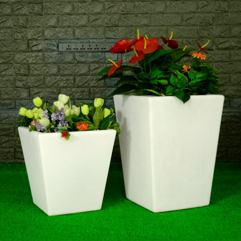 solar led flower pots 1