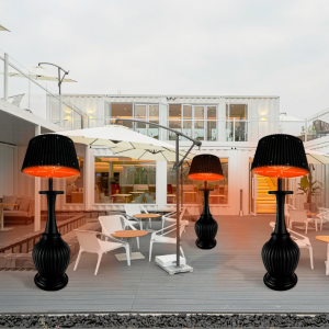 Black Electric heating lamp